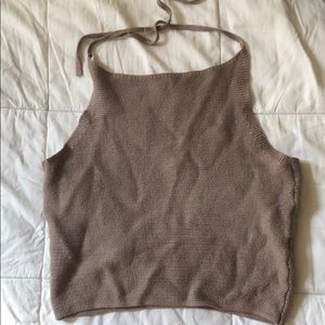 Windsor halter crop top